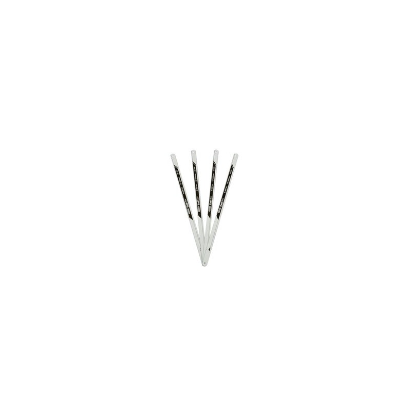 LAME DE SCIE A METAUX BIMETAL 8 DENTS x 1, 10 DENTS x 2, 12 DENTS x 1 � CARTE 4 LAMES FATMAX