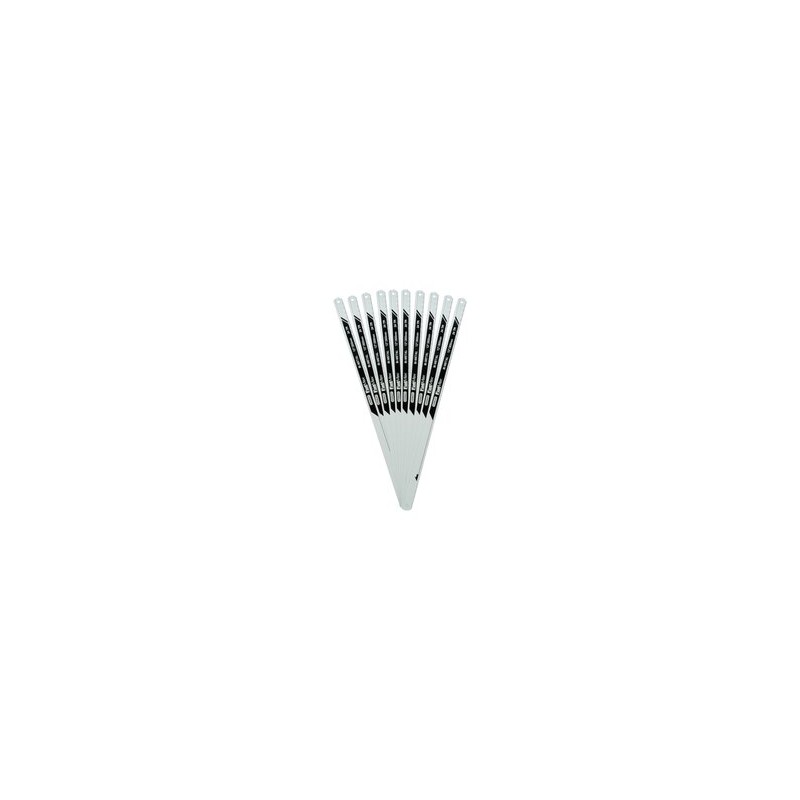 LAME DE SCIE A METAUX - CARTE 10 LAMES BIMETAL FATMAX 10 DENTS