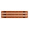 LAME DE SCIE A METAUX - CARTE 5 LAMES RUBIS HSS MOLY 10 DENTS