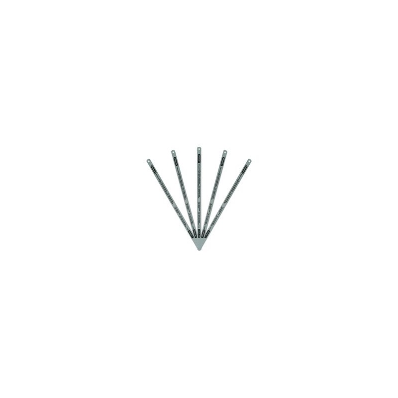LAME DE SCIE A METAUX - CARTE 5 LAMES FLEXIBLE LION 10 DENTS
