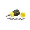 TOURNEVIS PORTE-EMBOUTS BOULE BIMATIERE + 6 EMBOUTS