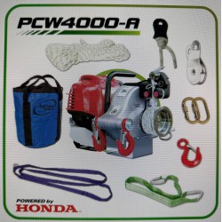 Treuil de tirage portable moteur Honda pcw4000 portable winch