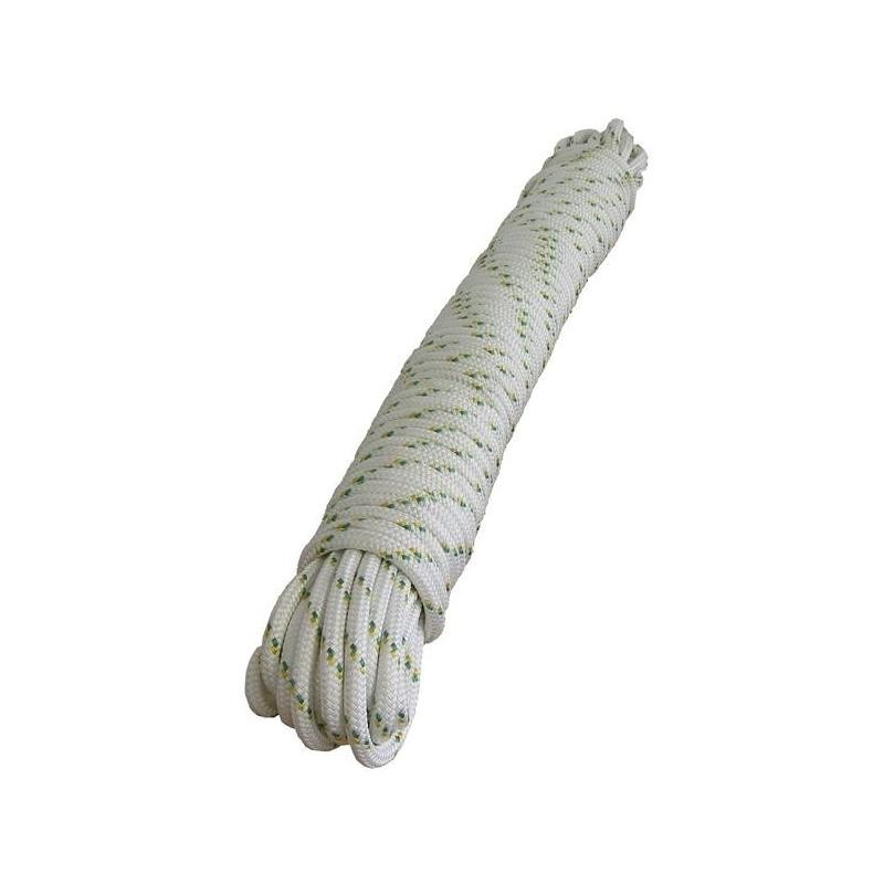 Corde de polyester tressé double 10mm x 50m réf PCA1205