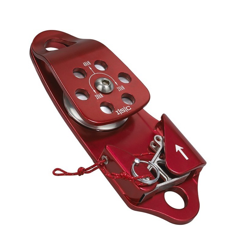 Poulie autobloquante à côtés oscillants en aluminium PCA1271