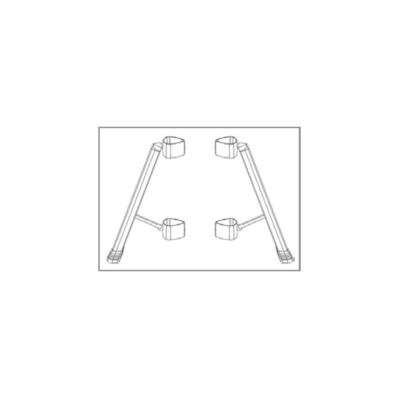 Kit de stabilisateurs latéraux adaptables sur PRIME 3M50 TEL-70235 et PRIME 3M80 TEL-70238